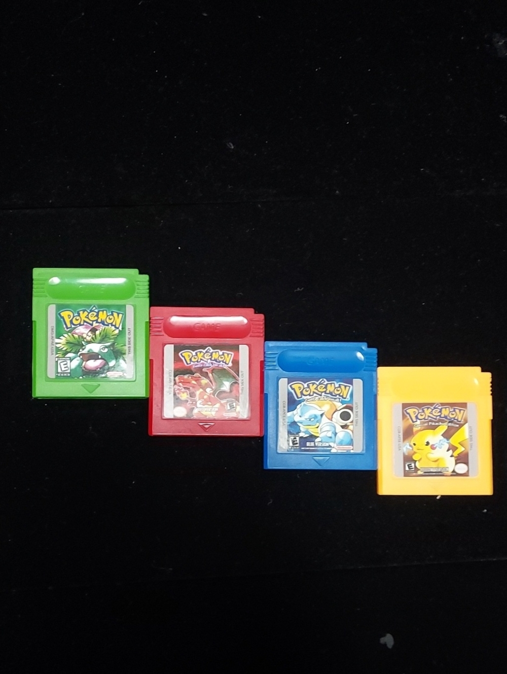 Pokémon Game Boy Set - Green, Red, Blue, Special Edition Yellow